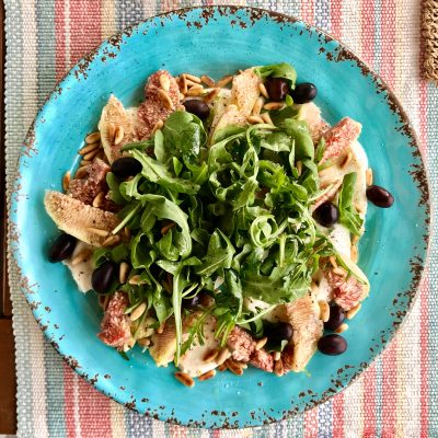 fig and mozzarella salad