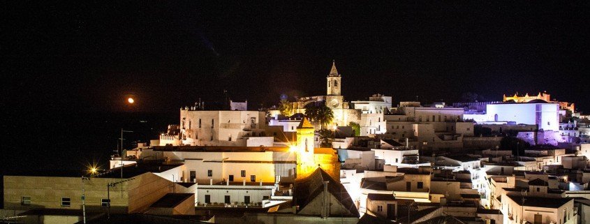 red moon, spain, andalucia, costa de la luz