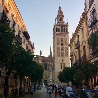 The glorious Giralda tower at Seville's cathedral