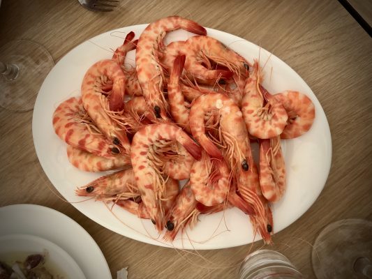 King Prawns in Sanlucar de Barrameda