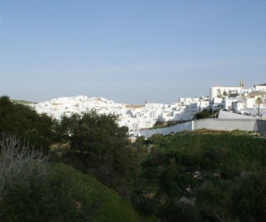 typical white village in andalucia