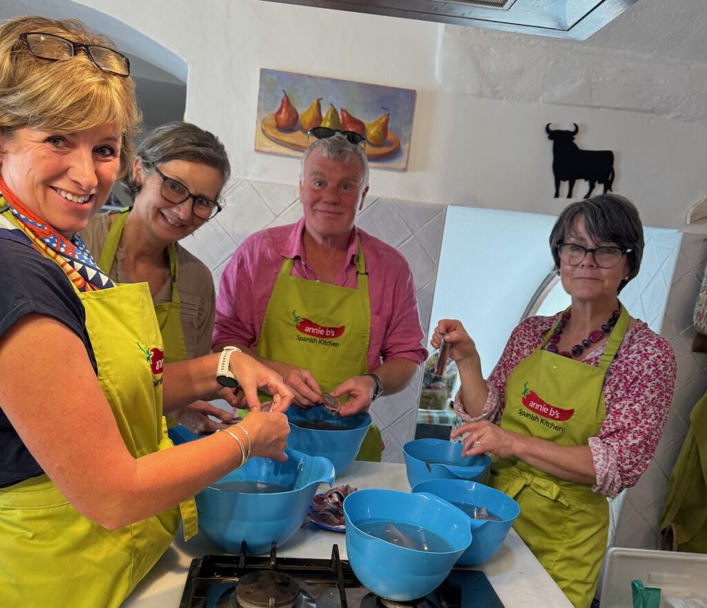 Cooking like a Spaniard with Annie B in Vejer