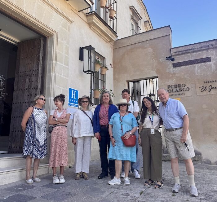 Group in Jerez with Annie B