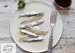 anchovies on a plate