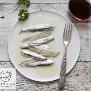 anchovies on a plate