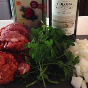 Spanish Cottage Pie Ingredients