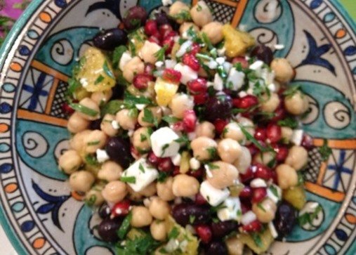 chickpea mint salad