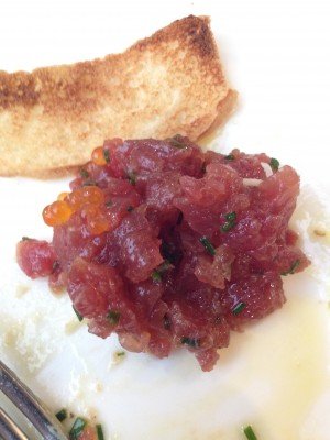 Tuna tartare at El Faro